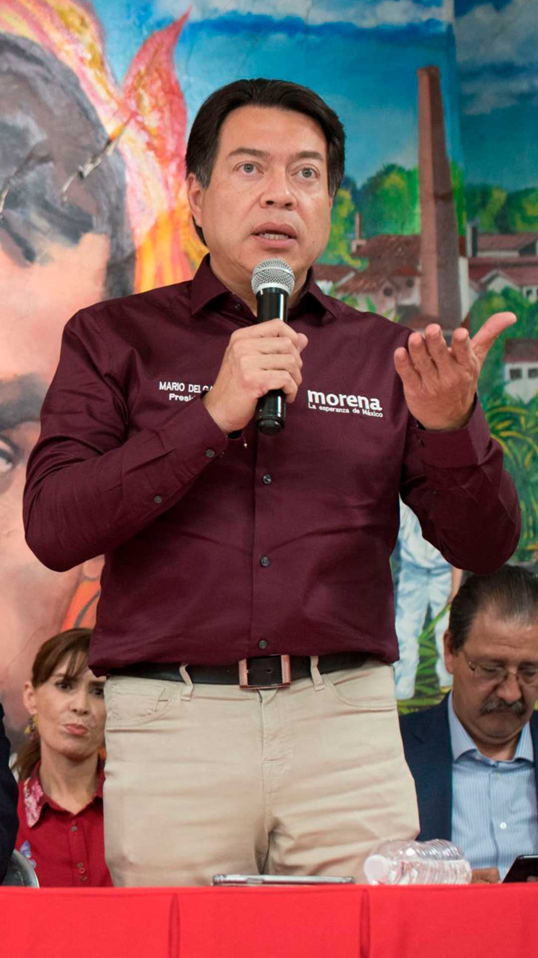 Mario Delgado, líder nacional morenista