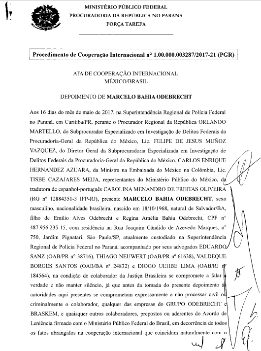 Peña Nieto,Odebrecht