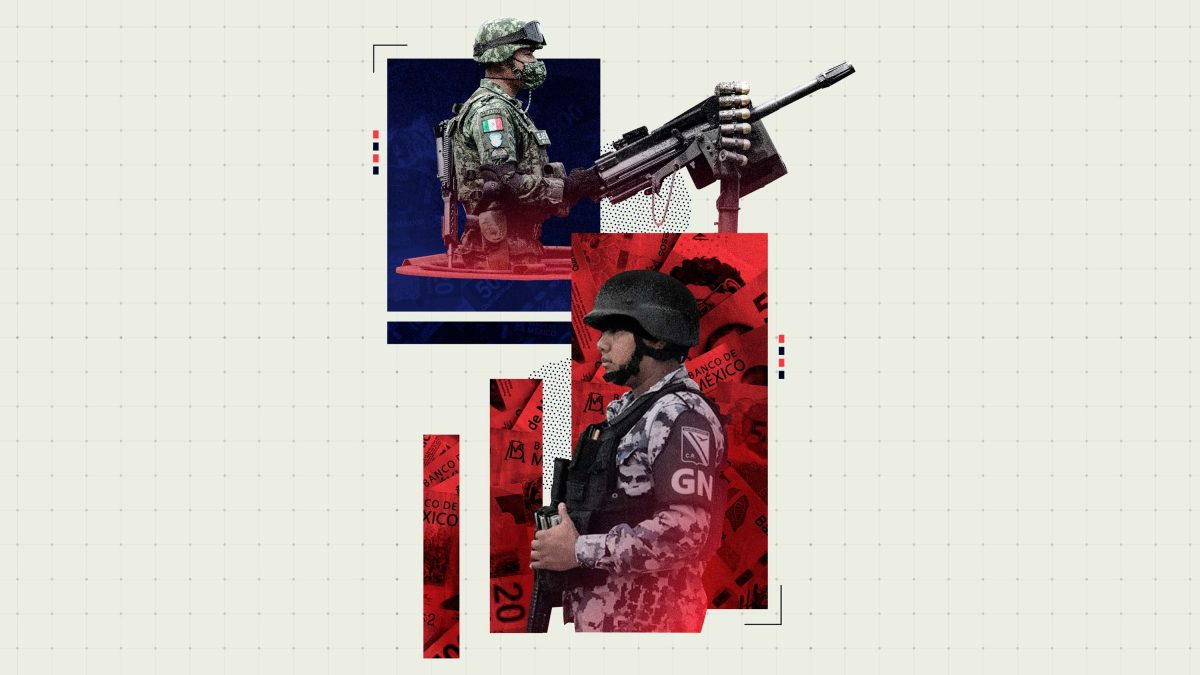 los militares y la guardia nacional