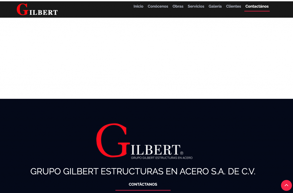 p&aacute;gina web gilbert