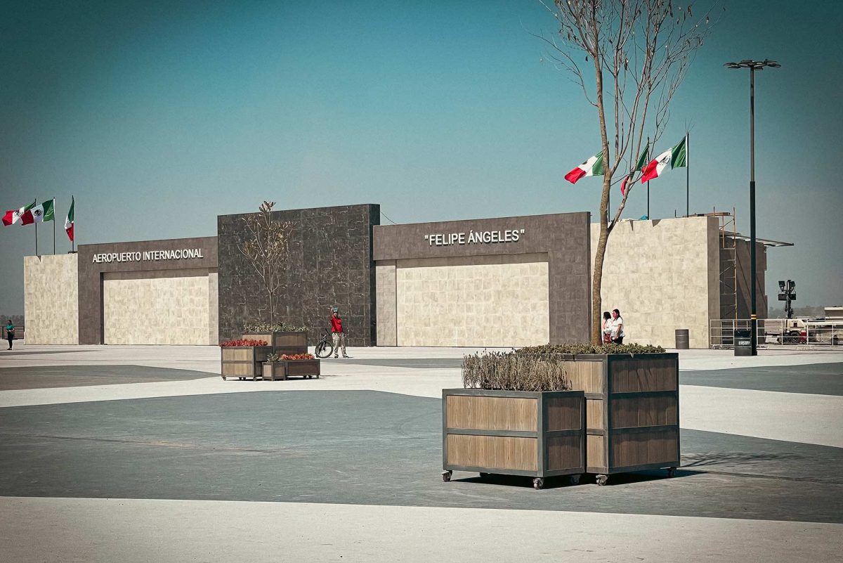 Primera vista de las instalaciones del aeropuerto.