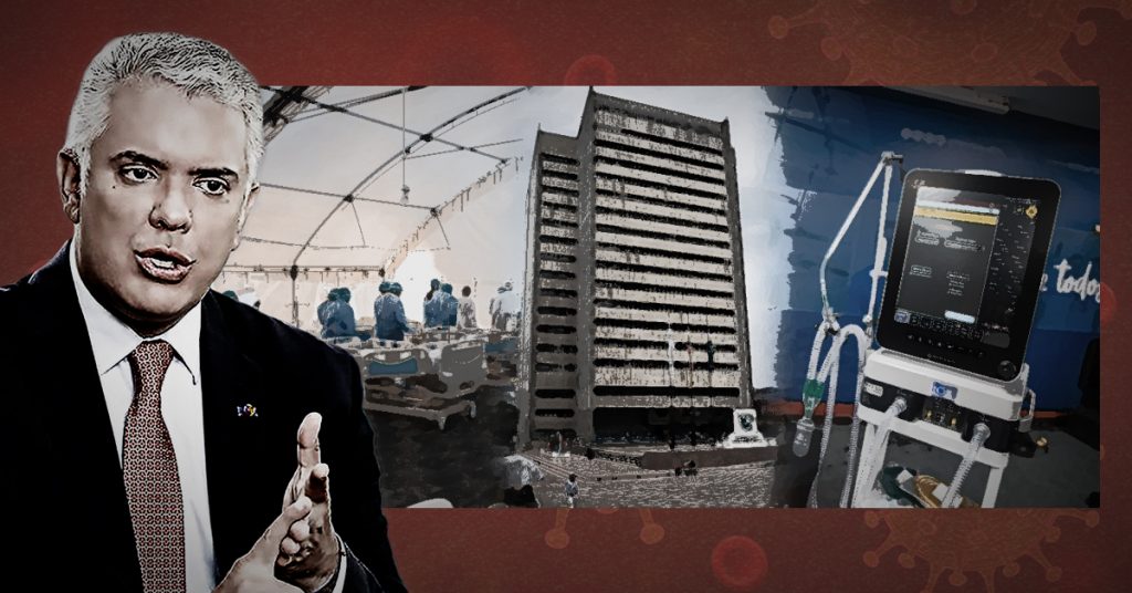 Colombia: Empresa encargada de proveer ventiladores Covid-19 por 6 millones de dólares, incumplió el contrato y se borró del mapa