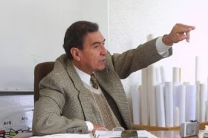 El ex militar Alfredo Aguilar, que ha participado como apoderado de la empresa contratista de la SEDENA. Fotografía REFORMA