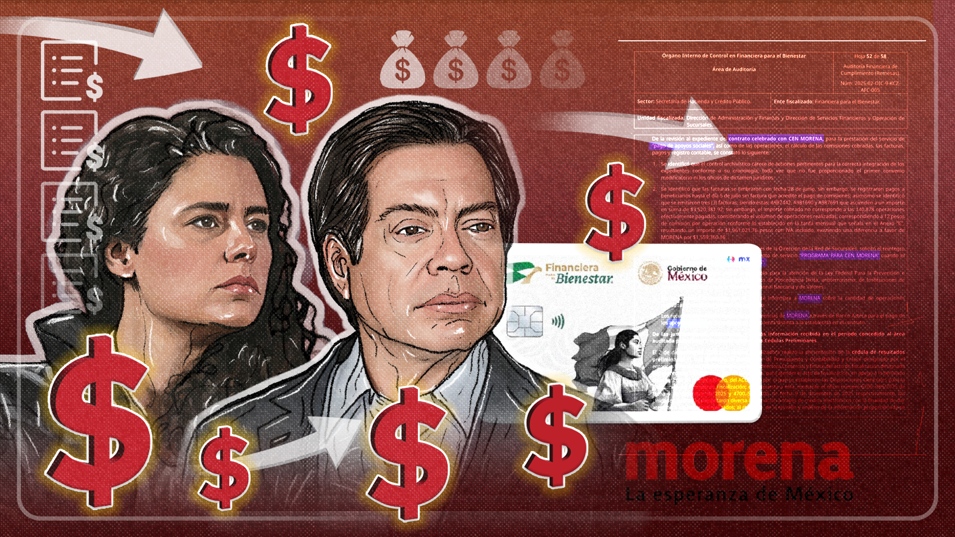 Finabien confirma contratos de red oculta de pagos y Morena prefiere esconderlos