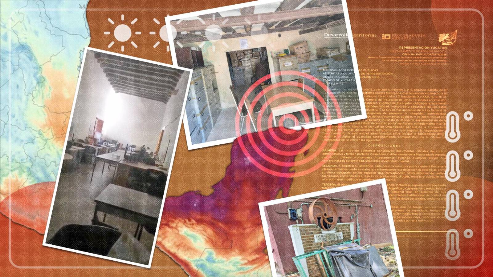 Desalojan oficinas de Procuraduría Agraria y mandan a empleados a bodegas y graneros