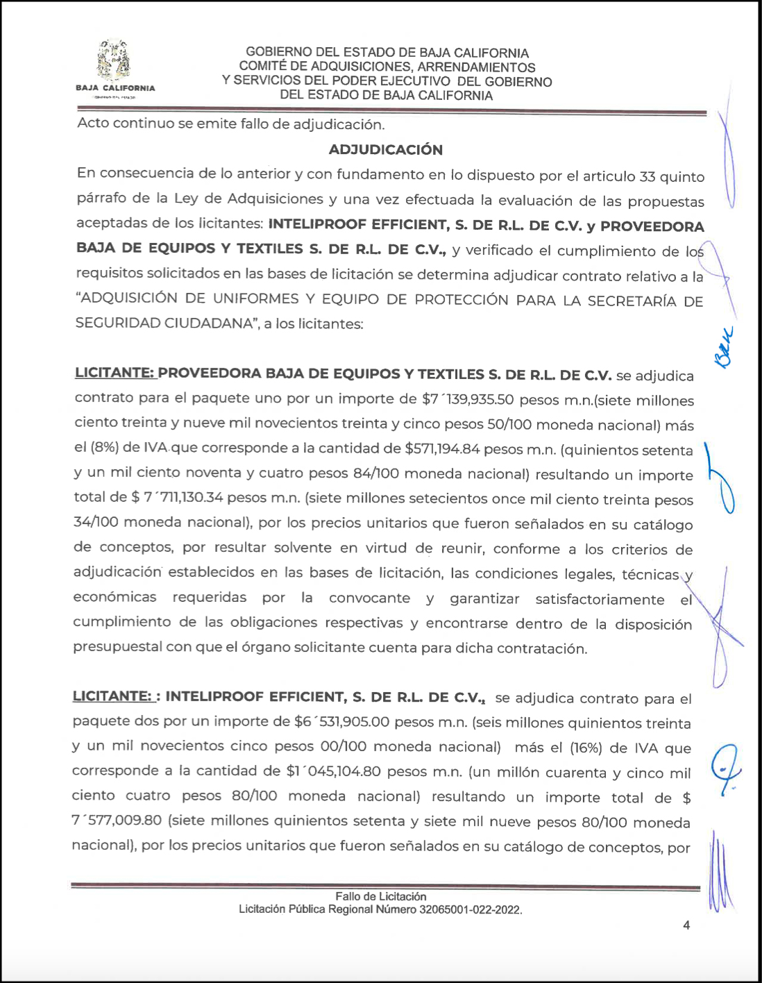 fallo contrato edo 2022