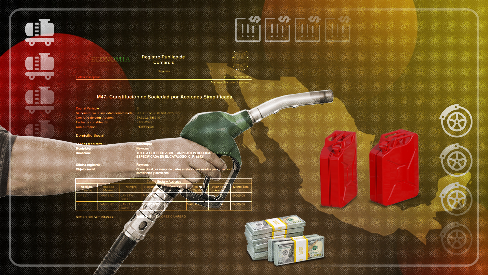 De micro comercializadora de autopartes a gigante del huachicol fiscal